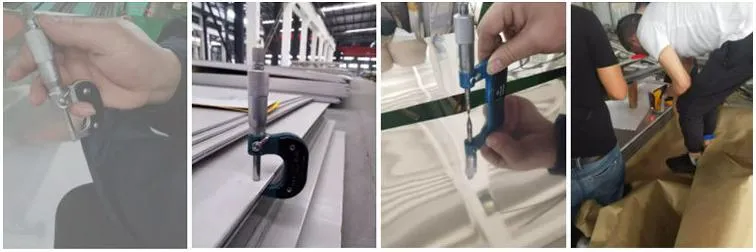 मजबूत संक्षारण प्रतिरोध 201 स्टेनलेस स्टील प्लेट 1000mm-6000mm लंबाई 2