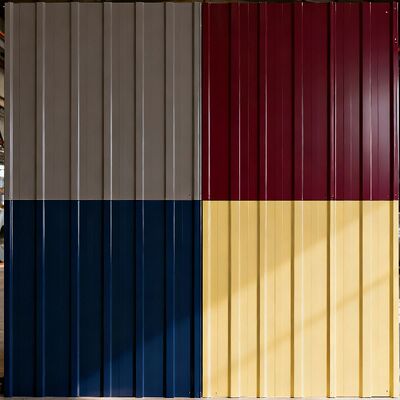 भवन निर्माण सामग्री के लिए प्रीपेंटेड गैल्वनाइज्ड स्टील कॉइल, छत, दीवार क्लैडिंग और औद्योगिक अनुप्रयोगों के लिए कलर कोटेड स्टील शीट